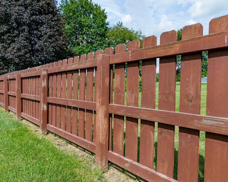 Fence Repair in Summer